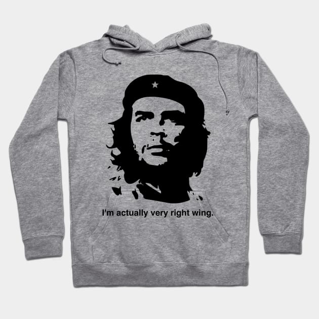 I'm actually very right wing Hoodie by Teessential